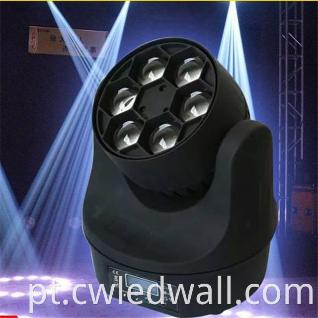 6×15W Mini Bee Eye Stage Lights Dj Music Live